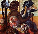 Edgar Degas At the Milliners painting
